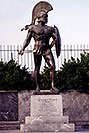 /images/133/1998-12-sparti-spartan2.jpg - #00231: Spartan statue … images of Sparti … Dec 1998 -- Sparti, Greece