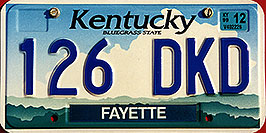 /images/133/1999-04-plates-kentucky.jpg - #00305: Kentucky - cool license plates … from all around -- Illinois