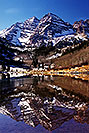 /images/133/1999-11-maroon-bells-v.jpg - #00452: Maroon Lake (elev 9,580ft) … Nov 1999 -- Maroon Bells, Colorado