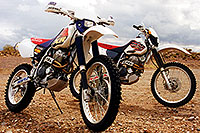 /images/133/2000-03-kurt-dirt-bikes1.jpg - #00463: Dirtbikes with Kurt by Apache Junction … March 2000 -- Apache Junction, Arizona