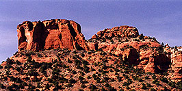 /images/133/2000-07-sedona-hole-rock-w.jpg - #00505: Dogie Trail in Sycamore canyon … July 2000 -- Sycamore Canyon, Sedona, Arizona
