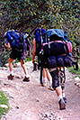 /images/133/2000-08-grand-backpackers-v.jpg - #00551: Backackers goin uphilll along Bright Angel Trail in Grand Canyon … July 2000 -- Bright Angel Trail, Grand Canyon, Arizona