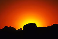 /images/133/2000-08-supersti-sunset.jpg - #00608: sunset at Superstition Mountains … August 2000 -- Apache Trail Road, Superstitions, Arizona