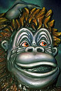 /images/133/2000-09-chicago-monkey-v.jpg - #00629: monkey painting near Rainforest Café in Chicago … Sept 2000 -- Chicago, Illinois