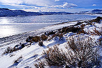 /images/133/2000-12-phx-tor-gunn-lk3.jpg - #00714: lake by Gunnison … Phoenix-Toronto 3,500 mile snow-camping trip … Dec 2000 -- Morrow Point Reservoir, Gunnison, Colorado