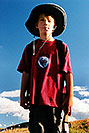 /images/133/2001-07-leadville-kyle1-v.jpg - #00824: Kyle … hiking to 12,500ft … July 2001 -- Chalk Mountain, Leadville, Colorado