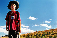 /images/133/2001-07-leadville-kyle2.jpg - #00825: Kyle … hiking to 12,500ft … July 2001 -- Chalk Mountain, Leadville, Colorado