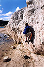 /images/133/2001-11-utah-recapture3-v.jpg - #00920: Kyle at Recapture lake … Nov 2001 -- Recapture, Utah
