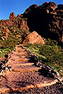 /images/133/2003-03-camelback-trail1-v.jpg - #01129: trail up Camelback Mountain … March 2003 -- Camelback Mountain, Phoenix, Arizona