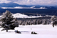 /images/133/2003-03-snowbowl-mobilers2.jpg - #01184: Snowmobilers at Snowbowl … March 2003 -- Snowbowl, Arizona