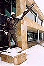 /images/133/2004-04-jeppesen4-v.jpg - #01444: statue of Elroy Jeppesen, airway chart pioneer … June 2004 -- Englewood, Colorado