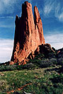 /images/133/2004-05-gardgods-rock-tall-v.jpg - #01502: Red Rocks in Garden of the Gods … May 2004 -- Garden of the Gods, Colorado Springs, Colorado