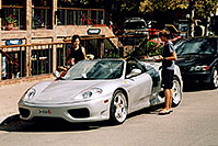 /images/133/2004-09-aspen-ferrari6.jpg - #02096: Silver Ferrari 360 Spider in Aspen - 3.6L V8, 400 hp, 0-60 mph in 4.5 sec … Sept 2004 -- Aspen, Colorado