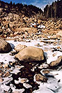 /images/133/2005-03-rockmtn-river-snow2-v.jpg - #02528: Rocky Mtn National park, near Estes Park … March 2005 -- Alluvial Fan, Rocky Mountain National Park, Colorado