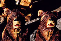 /images/133/2006-02-fairplay-bears1.jpg - #02689: Carved Bear statues in Fairplay … Feb 2006 -- Fairplay, Colorado