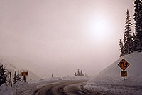 /images/133/2006-02-loveland-fog-sun2.jpg - #02753: road up to Loveland Pass from Keystone side … Feb 2006 -- Loveland Pass, Colorado