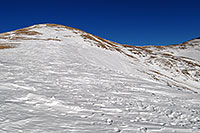 /images/133/2007-01-28-love-view08.jpg - #03450: skier walking up east face of Loveland Pass … Jan 2007 -- Loveland Pass, Colorado
