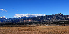 /images/133/2007-02-26-cos-view01.jpg - #03512: view of Colorado Springs with Pikes Peak in the clouds … Feb 2007 -- Colorado Springs, Colorado