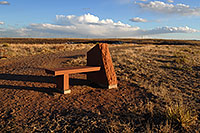 /images/133/2007-03-08-bluffs-bench.jpg - #03560: bench at the top of Bluffs Regional Park Trail … March 2007 -- Bluffs Regional Park Trail, Lone Tree, Colorado