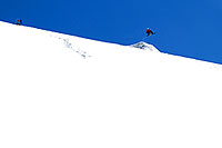 /images/133/2007-04-28-love-skiers02.jpg - #03762: Snowboarder in flight in backcountry Loveland Pass … April 2007 -- Loveland Pass, Colorado