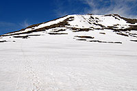 /images/133/2007-06-03-indep-snowb02.jpg - #03843: snowboarders walking up from Independence Pass … June 2007 -- Independence Pass, Colorado