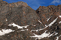 /images/133/2007-07-08-biers-saw-clos2.jpg - #04180: The Sawtooth peaks (highest peak out of picture on the left) … July 2007 -- The Sawtooth, Mt Bierstadt, Colorado