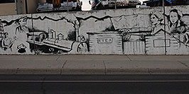/images/133/2007-07-20-wyo-riv-art02.jpg - #04233: Art drawings on a wall in Riverton, Wyoming … July 2007 -- Riverton, Wyoming
