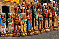/images/133/2007-07-24-jackson-indians03.jpg - #04348: Carved Indians in Jackson … July 2007 -- Jackson, Wyoming