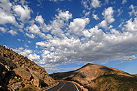 /images/133/2007-08-26-rm-west-road-9366.jpg - #04604: Car heading east along Trail Ridge Road … August 2007 -- Trail Ridge Road, Rocky Mountain National Park, Colorado
