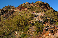 /images/133/2008-03-03-squaw-2464.jpg - #04849: Hikers at Squaw Peak Mountain in Phoenix … March 2008 -- Squaw Peak, Phoenix, Arizona