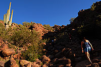 /images/133/2008-03-09-camelback-3833.jpg - #04870: Hikers at Camelback Mountain in Phoenix … March 2008 -- Camelback Mountain, Phoenix, Arizona