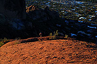 /images/133/2008-03-09-camelback-3971.jpg - #04886: Hiker at Camelback Mountain in Phoenix … March 2008 -- Camelback Mountain, Phoenix, Arizona