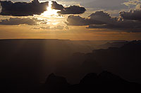 /images/133/2008-04-02-gc-dv-9091.jpg - #05032: Sun setting at Desert View in Grand Canyon … April 2008 -- Desert View, Grand Canyon, Arizona