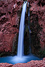 /images/133/2008-04-06-hav-mooney-0971v.jpg - #05112: Morning at Mooney Falls - 210 ft drop (64 meters) … April 2008 -- Mooney Falls, Havasu Falls, Arizona