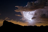 /images/133/2008-09-10-supers-light-yellow-24772.jpg - #05850: Lightning in Superstitions, Arizona … September 2008 -- Superstitions, Arizona