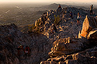 /images/133/2008-09-14-squaw-top-26368.jpg - 05865: Hikers at top of Squaw Peak … September 2008 -- Squaw Peak, Phoenix, Arizona