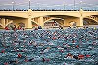 /images/133/2009-11-22-ironman-swim-122823.jpg - #07949: 00:03:18 2,300 swimmers on a 2.4 mile swimming course - Ironman Arizona 2009 … November 2009 -- Tempe Town Lake, Tempe, Arizona