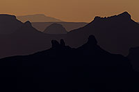 /images/133/2010-08-15-grand-sunset-sil-24045.jpg - #08451: Mountain silhouettes at sunset in Grand Canyon … August 2010 -- Desert View, Grand Canyon, Arizona