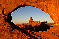 /images/133/2010-09-09-arches-turret-view-32080.jpg - #08612: View of Turret Arch through North Window in Arches National Park … September 2010 -- Turret Arch, Arches Park, Utah