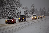 /images/133/2010-12-20-loveland-cars-47236.jpg - #08997: BMW, Jeep Cherokee and snow by Loveland Pass … December 2010 -- Loveland Pass, Colorado