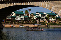 /images/133/2011-04-02-havasu-bridge-boat-65629.jpg - #09118: Boat at London Bridge in Lake Havasu City … April 2011 -- London Bridge, Lake Havasu City, Arizona