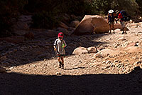 /images/133/2011-06-27-hava-canyon-hikers-81068.jpg - #09355: Along Havasupai Trail … June 2011 -- Havasupai Trail, Havasu Falls, Arizona