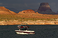 /images/133/2011-07-11-powell-mon-82327.jpg - #09387: Mastercraft boat by Antelope Point at Lake Powell … July 2011 -- Lake Powell, Arizona