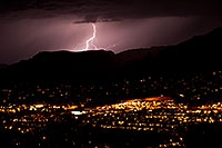 /images/133/2011-09-08-sedona-lightning-93605.jpg - #09461: Lightning view of Sedona from Airport Overlook … September 2011 -- Sedona, Arizona