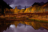 /images/133/2011-10-05-maroon-pond-104719.jpg - 09579: Pond reflection of Maroon Bells, Colorado … October 2011 -- Maroon Bells, Colorado