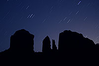 /images/133/2012-05-06-sedona-cath-strails-161826.jpg - #10175: Star trails at Cathedral Rock in Sedona … May 2012 -- Cathedral Rock, Sedona, Arizona