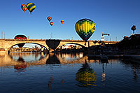 /images/133/2013-01-21-havasu-balloons-22716.jpg - #10770: Hot Air Balloons at London Bridge during Lake Havasu Balloon Fest … January 2013 -- London Bridge, Lake Havasu City, Arizona