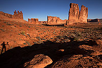 /images/133/2013-11-02-courthouse-rocks-1dx_4758.jpg - #11237: Courthouse Towers in Arches National Park … November 2013 -- Courthouse Towers, Arches Park, Utah