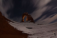 /images/133/2013-12-10-delicate-night-me-1d4_3292.jpg - #11388: Night at Delicate Arch in Arches National Park … December 2013 -- Delicate Arch, Arches Park, Utah