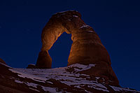 /images/133/2013-12-24-arches-delicate-ni-1dx_8724.jpg - #11446: Delicate Arch in Arches National Park … December 2013 -- Delicate Arch, Arches Park, Utah